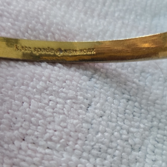 Kate Spade New York “Take A Bow” Pink Bow Bangle Bracelet - Picture 4 of 4